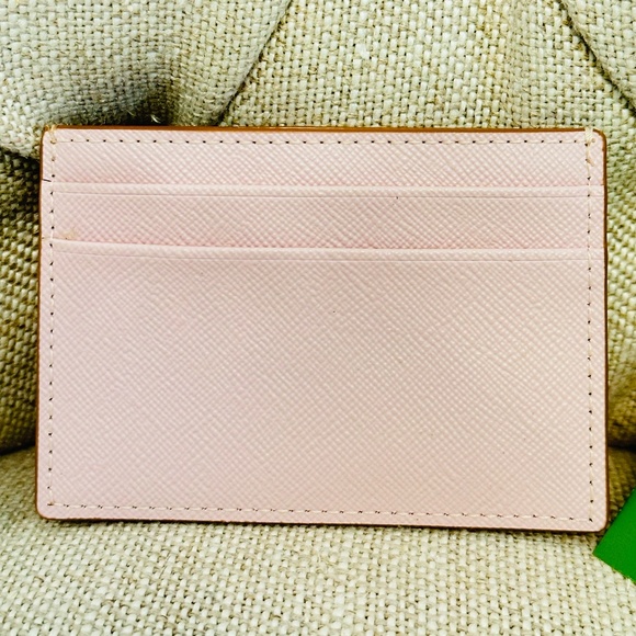NEW Kate Spade Glitter Bug Graham Sparkling Card Case Holder, Rose Gold Pink - Picture 3 of 6